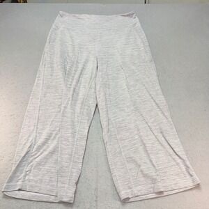 Lululemon‎ Studio Wide Leg Crop Pant – Heathered Gray – Size 14